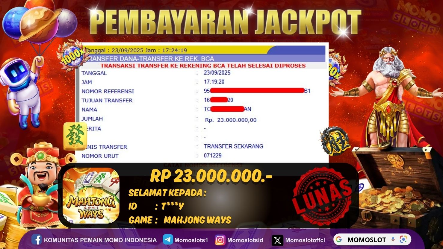 MOMOSLOTS JACKPOT SLOT MAHJONG WAYS